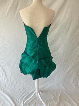Jessica McClintock Green Size 6 Euphoria Sequin Midi Cocktail Dress on Queenly