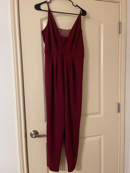Red Size 16 Jumpsuit Dress on Queenly
