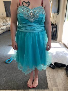 Blue Size 18 Ball gown on Queenly