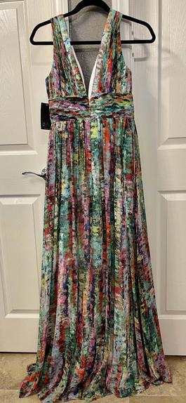 Aidan Martin Multicolor Size 4 50 Off Side slit Dress on Queenly