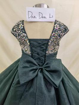 DanDan Li Green Size 0 Mini Girls Size Ball gown on Queenly