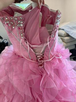 Marys Light Pink Size 10 50 Off Corset Ball gown on Queenly