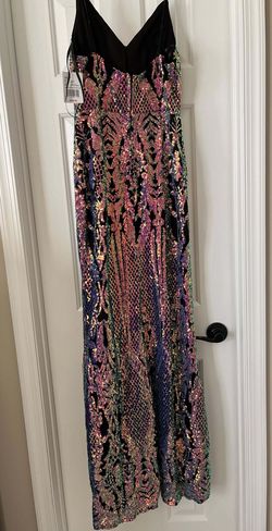 Multicolor Size 8 Straight Dress on Queenly