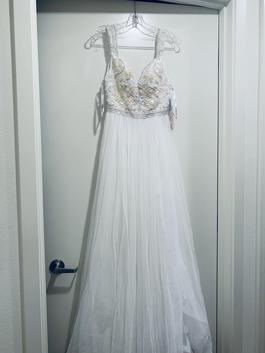 Sherri Hill White Size 0 Lace Sequin Bridgerton A-line Dress on Queenly