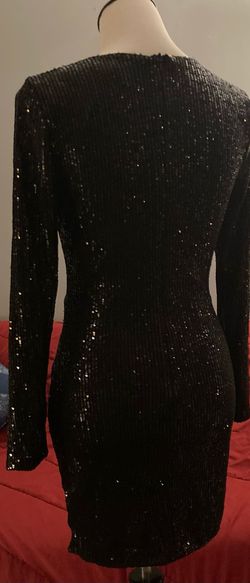 CBR Exclusive Selection Black Size 6 $300 Sheer Cocktail Dress on Queenly