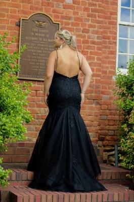 Black Size 16 Mermaid Dress on Queenly