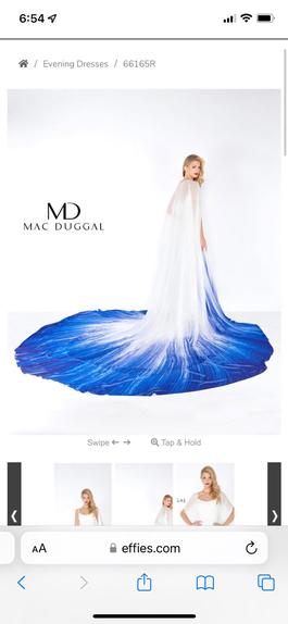 Mac Duggal White Size 2 50 Off Straight Dress on Queenly