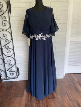 LanTing Blue Size 20 Black Tie A-line Dress on Queenly