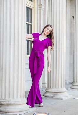 Purple Size 2 Jumpsuit Dress on Queenly