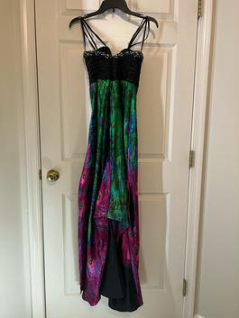 Night Moves Multicolor Size 4 50 Off Side slit Dress on Queenly