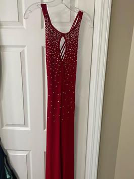 Darlin Red Size 12 Straight Dress on Queenly