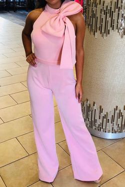 Jovani Pink Size 2 Appearance Homecoming Interview Pageant Jumpsuit Dress on Queenly