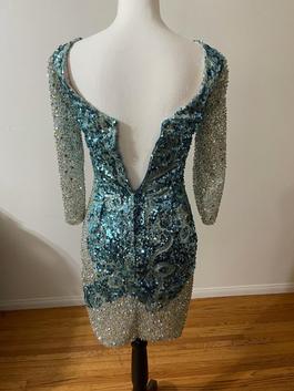 Dulcci vetan USA Blue Size 2 Mini A-line Dress on Queenly