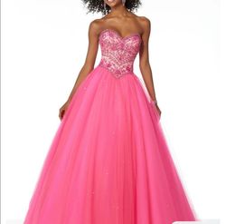 MoriLee Pink Size 22 50 Off Corset Ball gown on Queenly