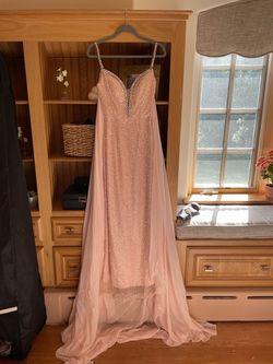 Sherri Hill Pink Size 00 Sequin Fully-beaded Floor Length 70 Off Straight Dress on Queenly