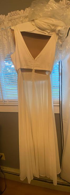 B. Smart White Size 14 50 Off Straight Dress on Queenly