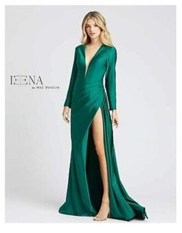 Mac Duggal Green Size 14 Plus Size $300 Military Straight Dress on Queenly