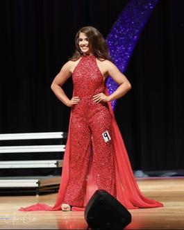 Ashley Lauren Red Size 6 Floor Length Short Height $300 Jumpsuit Dress on Queenly