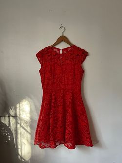 Red Size 2 A-line Dress on Queenly