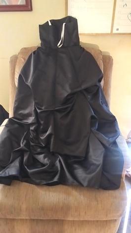 David's Bridal Black Floor Length Cupcake Ball gown on Queenly