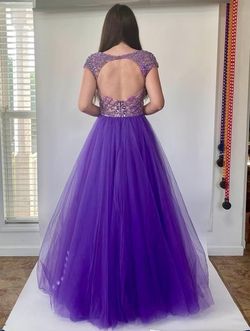 Sherri Hill Purple Size 4 Prom 70 Off $300 Ball gown on Queenly