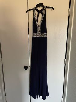 Decode Blue Size 2 $300 Sequin Navy Straight Dress on Queenly