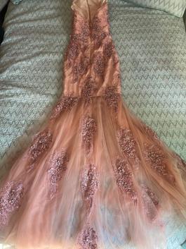 Nude Size 2 Mermaid Dress on Queenly