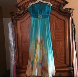 Sherri Hill Multicolor Size 6 Floor Length A-line Dress on Queenly