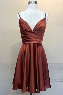 Style BZ013S Amelia Couture Orange Size 4 $300 Sweetheart Pattern Cocktail Dress on Queenly