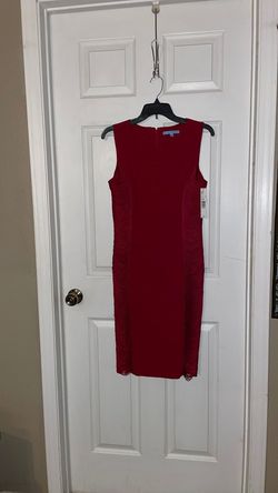 Antonio Melani Red Size 6 Burgundy A-line Dress on Queenly