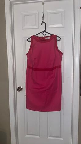 Tahari Red Size 16 $300 Military A-line Dress on Queenly