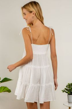 Style EKD2560-C Fanco White Size 2 Mini Summer Cocktail Dress on Queenly