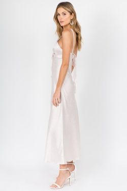 Style EKD2291 Fanco Pink Size 10 Silk Floor Length Tall Height Ekd2291 A-line Dress on Queenly