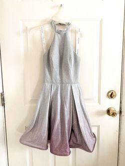 Rachel Allan Silver Size 2 50 Off Midi Cocktail Dress on Queenly