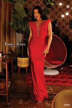 Style 566 Jessica Angel Hot Pink Size 00 Floor Length Straight Dress on Queenly