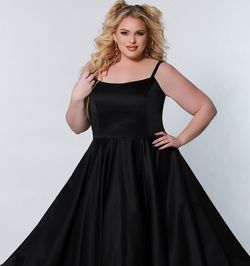 Style CE2202 Sydney's Closet Black Size 18 $300 Floor Length Tall Height A-line Dress on Queenly