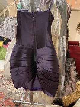 Raphael cenamo couture  Purple Size 4 70 Off Strapless Mini Cocktail Dress on Queenly