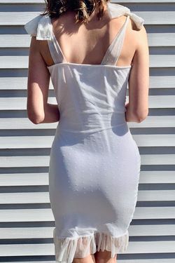 Style YD3213 Yoyo 5 White Size 8 Bachelorette $300 Euphoria Engagement Cocktail Dress on Queenly