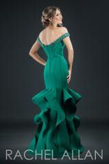 Rachel Allan Green Size 4 50 Off Jewelled Wedding Guest Emerald Mermaid Dress on Queenly