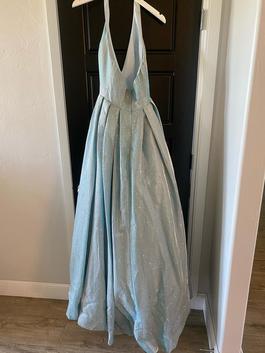 Mac Duggal Blue Size 4 50 Off 70 Off Floor Length Ball gown on Queenly