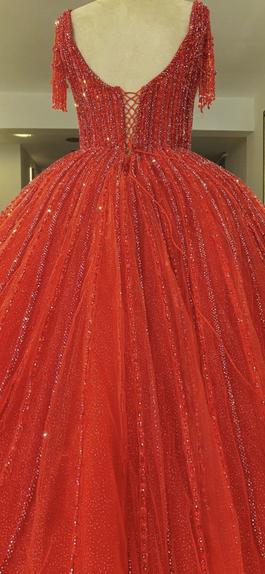 Turkish design 30 days to make it Red Size 8 Party Ball gown on Queenly
