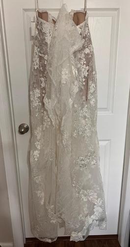 David's Bridal White Size 14 Straight Dress on Queenly