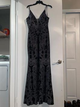 Betsy and Adam Black Size 8 Jersey Military Straight Dress on Queenly