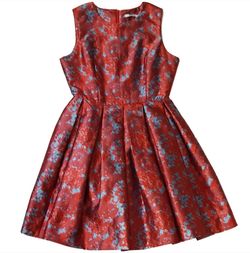 BB Dakota Red Size 8 Flare Cocktail Dress on Queenly