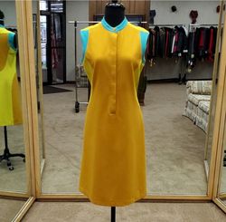 Harve Benard Yellow Size 6 $300 Sunday Summer Vintage Cocktail Dress on Queenly