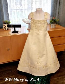 Mary's White Floor Length $300 Ball gown on Queenly