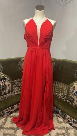 New Red Size 12 $300 Mermaid Dress on Queenly