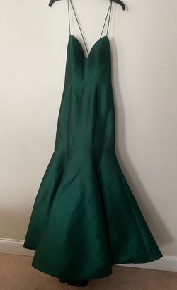 Clarisse Green Size 6 Military Mermaid Dress on Queenly