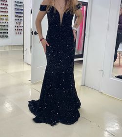 Alyce Paris Black Size 2 Sequin Mermaid Dress on Queenly