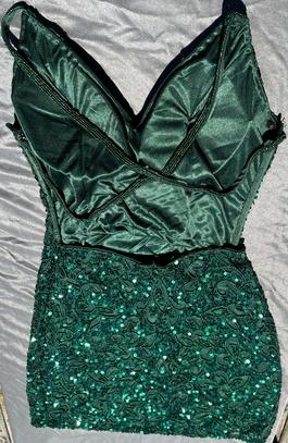 Primavera Green Size 4 Jewelled 50 Off Midi Cocktail Dress on Queenly